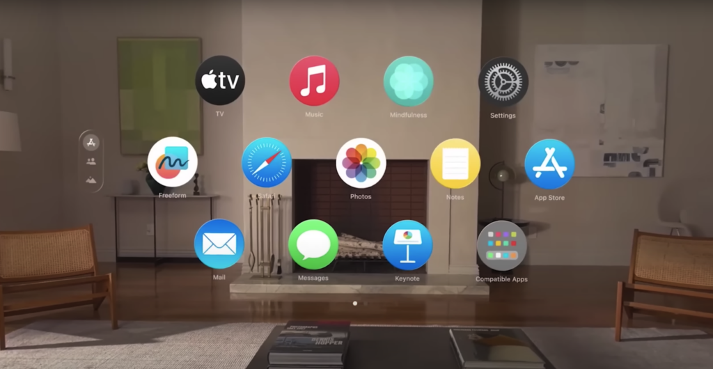 Apple Vision Pro UI
