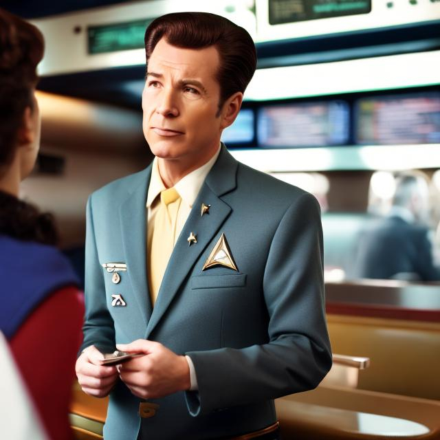 Retro Modern Person in a Diner